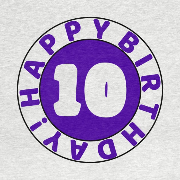 Happy 10th birthday by colorsplash